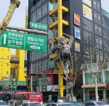 韩国首尔江南区狎鸥亭洞的“整容一条街” 韩国首尔江南区狎鸥亭洞的“整容一条街”