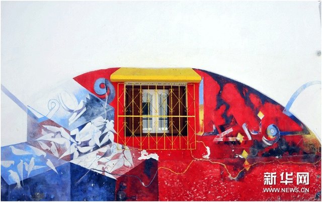 摩洛哥小镇艾西拉的艺术壁画 传统延续至今