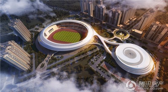 中国(广安)低碳智慧新城体育场正式开工_频道