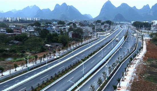 桂林市福利路一期项目基本完工 全面达到通车