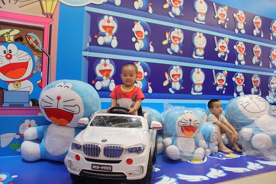 恒大哆啦A梦主题展梦幻上演 开启童真模式_频道-桂林_腾讯网