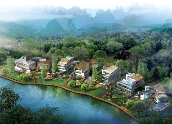 金鼎山水别墅精装温泉样板房v山水平面设计华府别墅图片