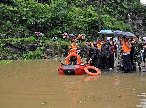 贵州多地暴雨洪水肆虐 锦屏启动三级应急措施