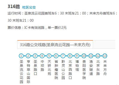 316路公交车正式运营 中天未来方舟交通如虎添翼