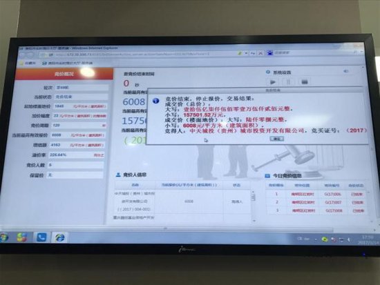 红岩地块拍出50.75亿 贵阳房价涨势已定