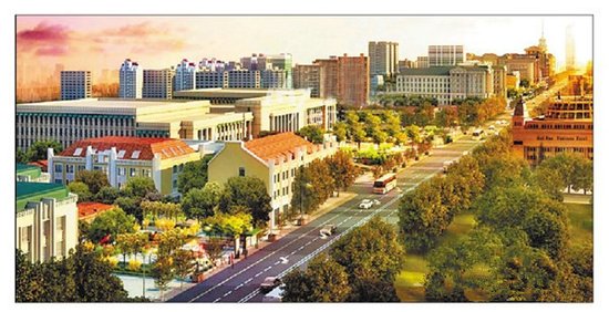 哈尔滨地铁沿线4条街路287栋楼体整容刷新_