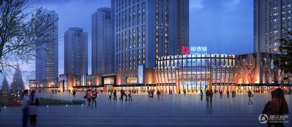 腾讯房产哈尔滨站_楼盘360°评测之银泰城