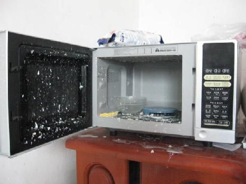 美的微波炉爆炸 用的不到5次[图]_家居频道