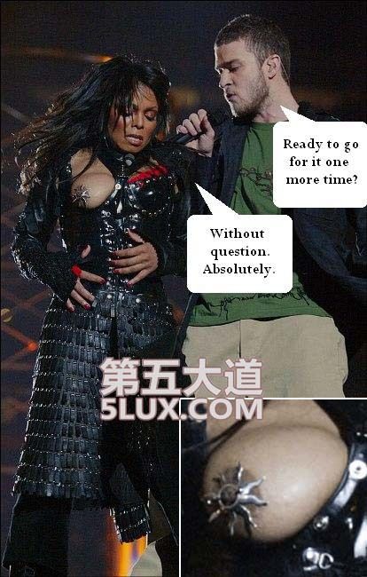 珍妮特·杰克逊的露乳风波