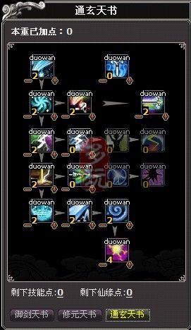 诛仙2佛青云 我的技能天书加点深入分析_湖北