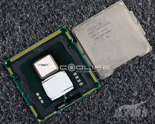 网友暴力拆顶盖 32nm酷睿i3内核现真身_湖北