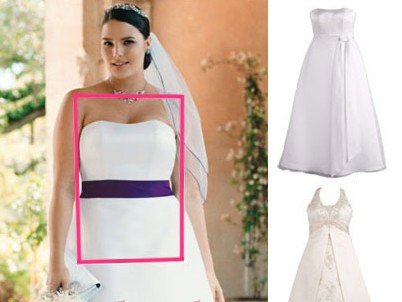 胖新娘选显瘦婚纱之宝典_化妆造型_大楚网_腾讯