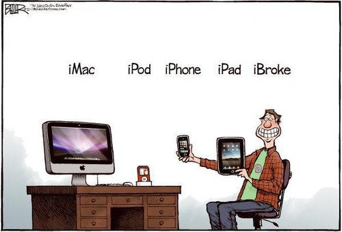 漫画:苹果好贵!难道要我们iBroke?_湖北3C媒体