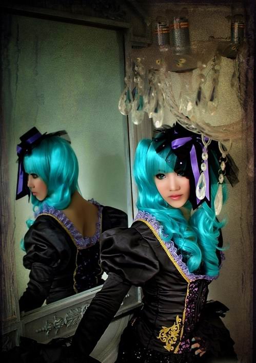 <em>极品</em>华丽的初音<em>少女</em>Cosplay真人show_湖北3C