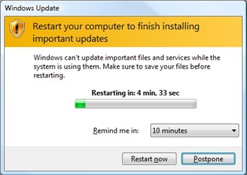 调教Windows7:令系统更新后无需再重启_湖北