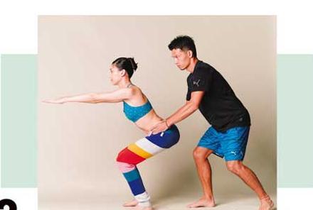 5分钟魔力深蹲 减腰瘦腿翘屁屁