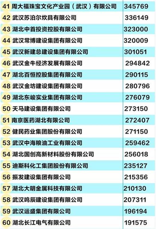2018武汉民企100强榜出炉！ 16家民企跻身百亿俱乐部