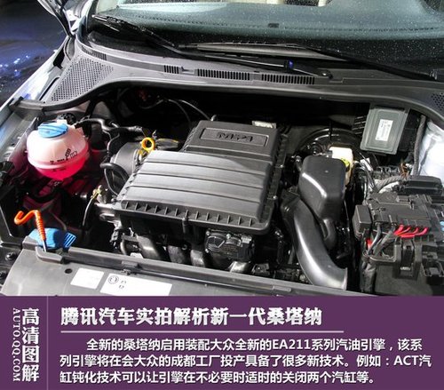图解上海大众全新一代桑塔纳高清图片