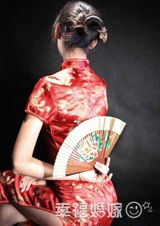 典雅<em>旗袍</em> 东方<em>新娘</em>的最爱_大楚网_腾讯网