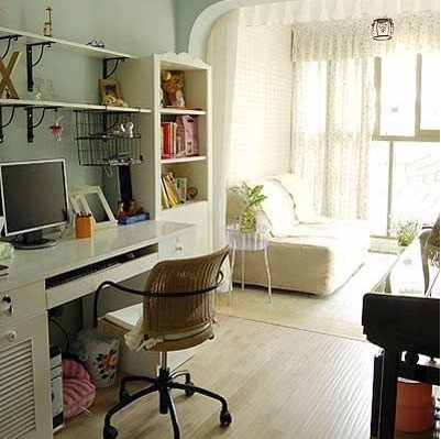 空调管巧作装饰 武汉平面模特美歪田园香闺