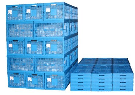 物流业发展遇瓶颈 正基塑业折叠式周转箱解困