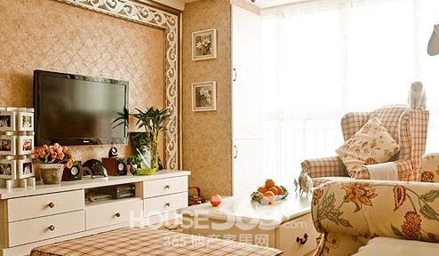 家居电视墙效果图 欧式田园风格装修浪漫气质