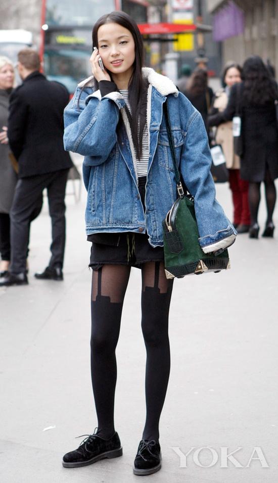 牛仔外套新穿法 总有一款Look你能学