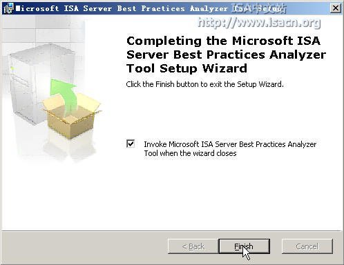 Установка Forefront TMG Best Practice Analyzer завершена. Рисунок 4.