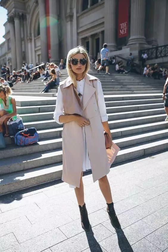 显瘦显高凹造型 就是长马甲!