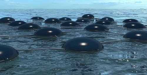 半球状太阳能电池漂浮海上 还可采集海浪波能