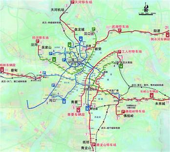 武汉城市轨道交通三期规划获批:25条线路组成