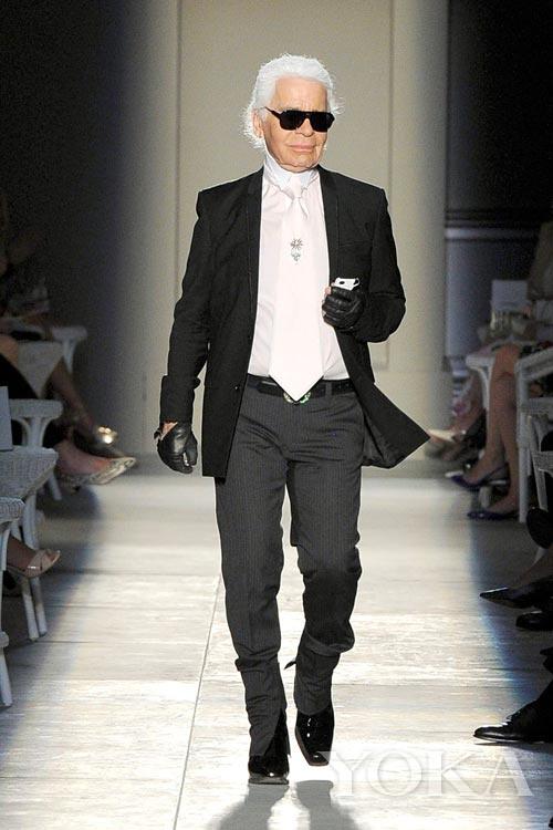 Chanel设计师Karl Lagerfeld