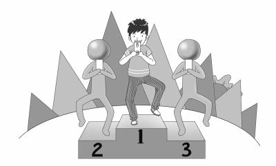 朋友圈里上演 健步走运动会