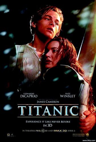 4月电影月历 3D版《泰坦尼克号》重磅上映(图