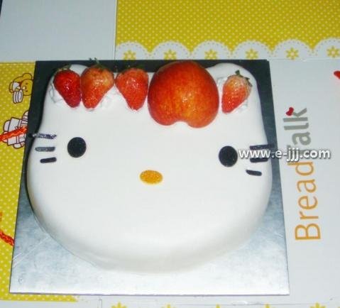 Hello Kitty蛋糕 女孩爱的生日礼物(组图)