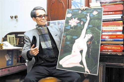 <em>14岁</em>接触<em>人体艺术</em> 古稀 潮爹爹 玩转人体摄影_