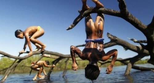 探秘亚马逊流域一女多夫的原始部落