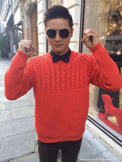 田亮晒森碟鬼马照 O型嘴搞怪被封表情帝_大