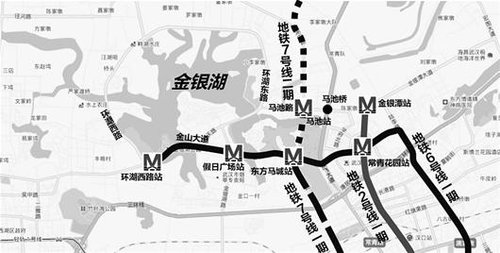 武汉地铁六号线替七号线解决金银湖片区出行难