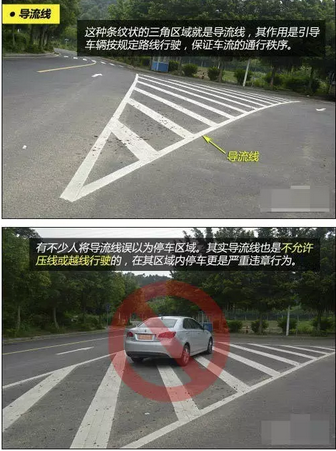 当单黄实线被施划在道路一侧边上时,其身份便转变为"禁止停车标线"