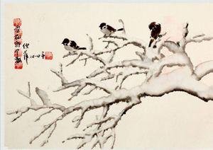 倪萍淡妆端庄办画展 主持人转行当画家(图)