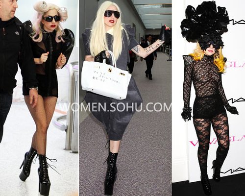 <em>Lady</em> Gaga得瑟过头 鞋太高尴尬<em>摔跤</em>_<em>女人</em>频道