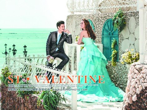 圣瓦伦丁开发区店举办新品婚纱定制发布会