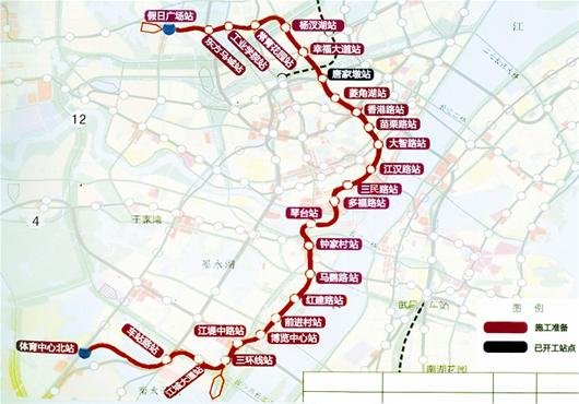昆明地铁6号线,昆明地铁6号线线路图,昆明地铁1号线