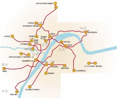 武汉9年内新建14条地铁线路 总长将超800公里_大楚网_腾讯网