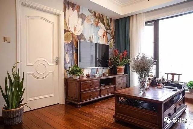 电视背景墙小,如何设计