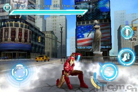 电影同步《钢铁侠2》iPhone动作游戏下载