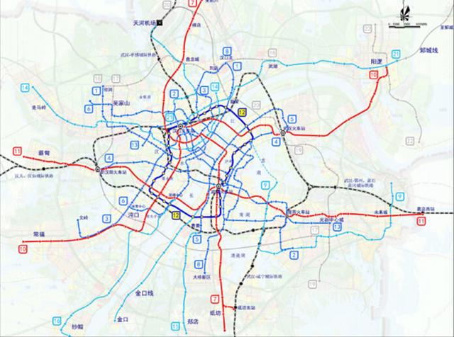 武汉人口路线_武汉地铁路线