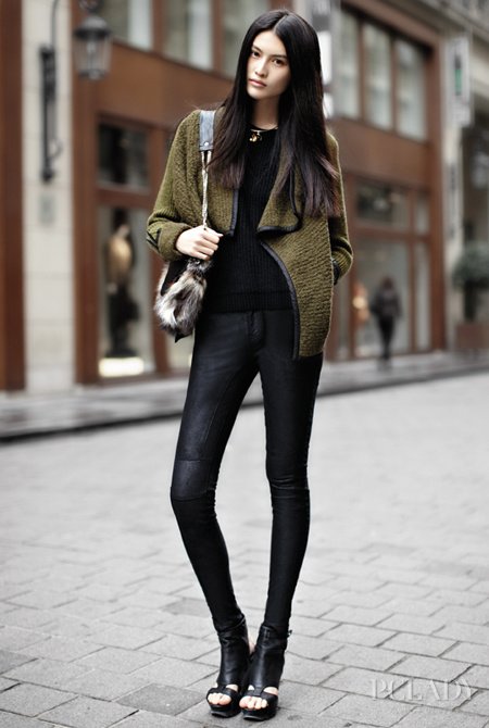 刘雯领衔 中国超模冬季温暖搭