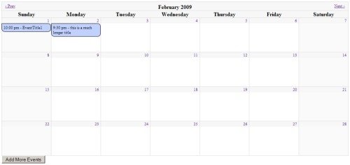 9个有用的jQuery日历和日期选择器插件